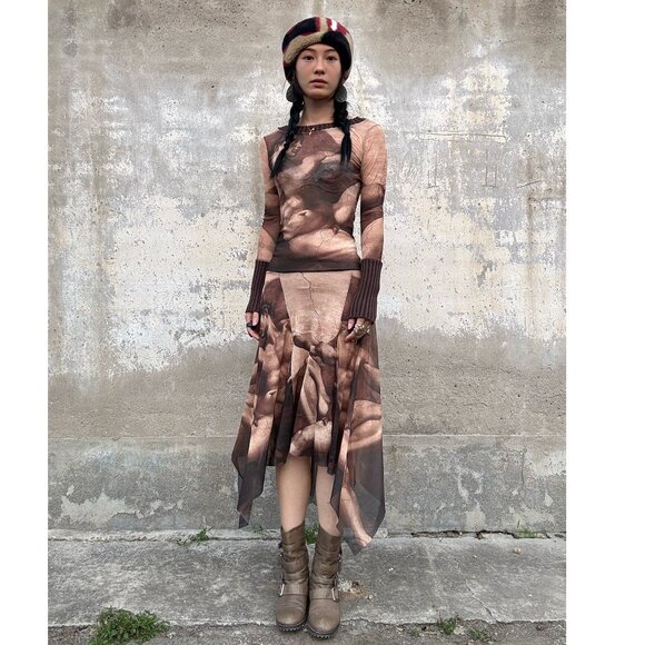 Jean Paul Gaultier La Musee capsule collection The creation of adam dress - Picture 10 of 11